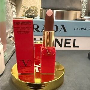 Valentino Brown Lipstick with Pink Core - Rosso Valentino